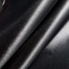 Heavy BLACK Bridal Duchess Satin Fabric 58″ By The Yard Glossy Poly Satin