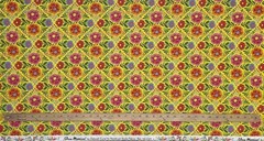 Viva Mexico! Floral Yellow – Paintbrush Studio Cotton Fabric