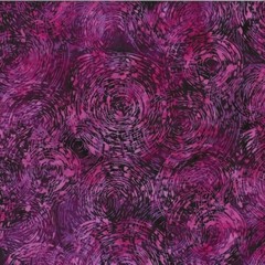 Hoffman Batiks Fabric – Bali Batik – Marsala Spiral #V2536-423