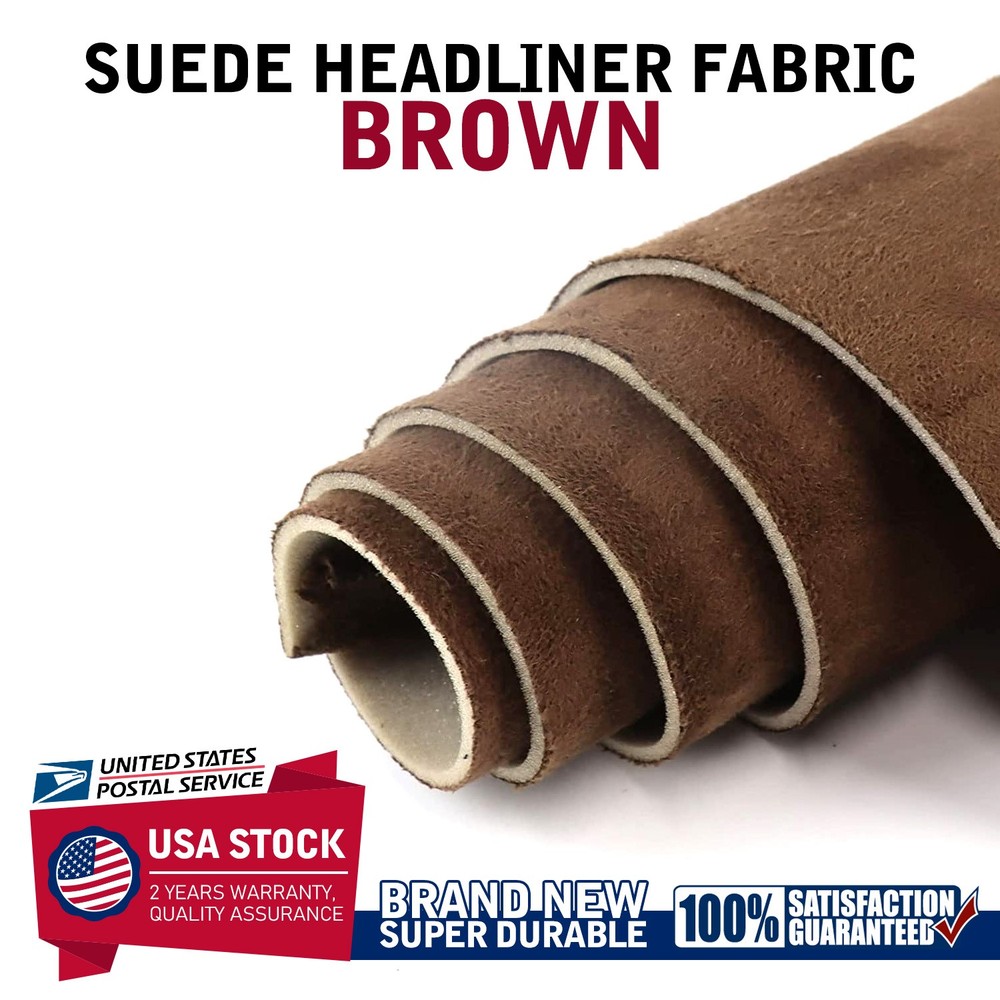 Car Headliner Faux Suede Fabric 80″×60″ for Interior Headliner Cards Door Dash
