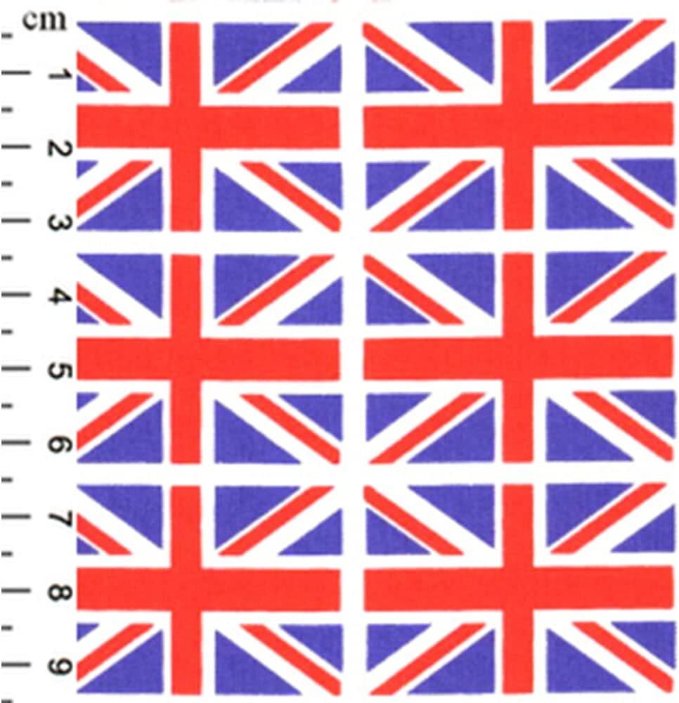 Mini Union Jack Cotton Fabric Flag United Kingdom Flag UK Jubilee Coronation 45″