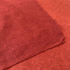 PENDLETON Virgin Wool 6+Yd Remnant 60″ Wide Burgundy Sponged Medium Weight Label