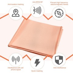 VitalCozy Faraday Fabric, Copper Faraday Cloth for EMP Shield,grounding Mobil…