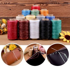 Qmnnma Waxed Thread 284 Yards, 150D 284 yards (10.5 cm/4.13 inches), Black