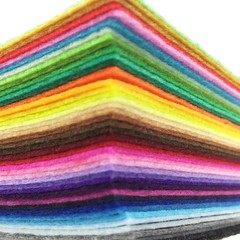 Versatile 42-Color Felt Sheets: Machine Washable 8×12” Crafting Essentials