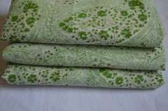 Hand Block Print Fabric 2 Yard 100%Cotton NO TARRIF CHARGES 100%✅ZK_207