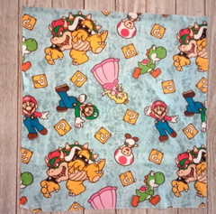 Super Mario Brothers Luigi Fabric 12″ X 11″ Sewing Crafting Piece New