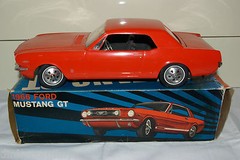 AMF AMERICAN MACHINERY & FOUNDRY FORD MUSTANG COUPE 1/10 N MINT BOXED RARE!!!