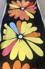 A 2006 IKEA Fabric Nina Jobs Extra Large Daisies Design 59”x86” Rare