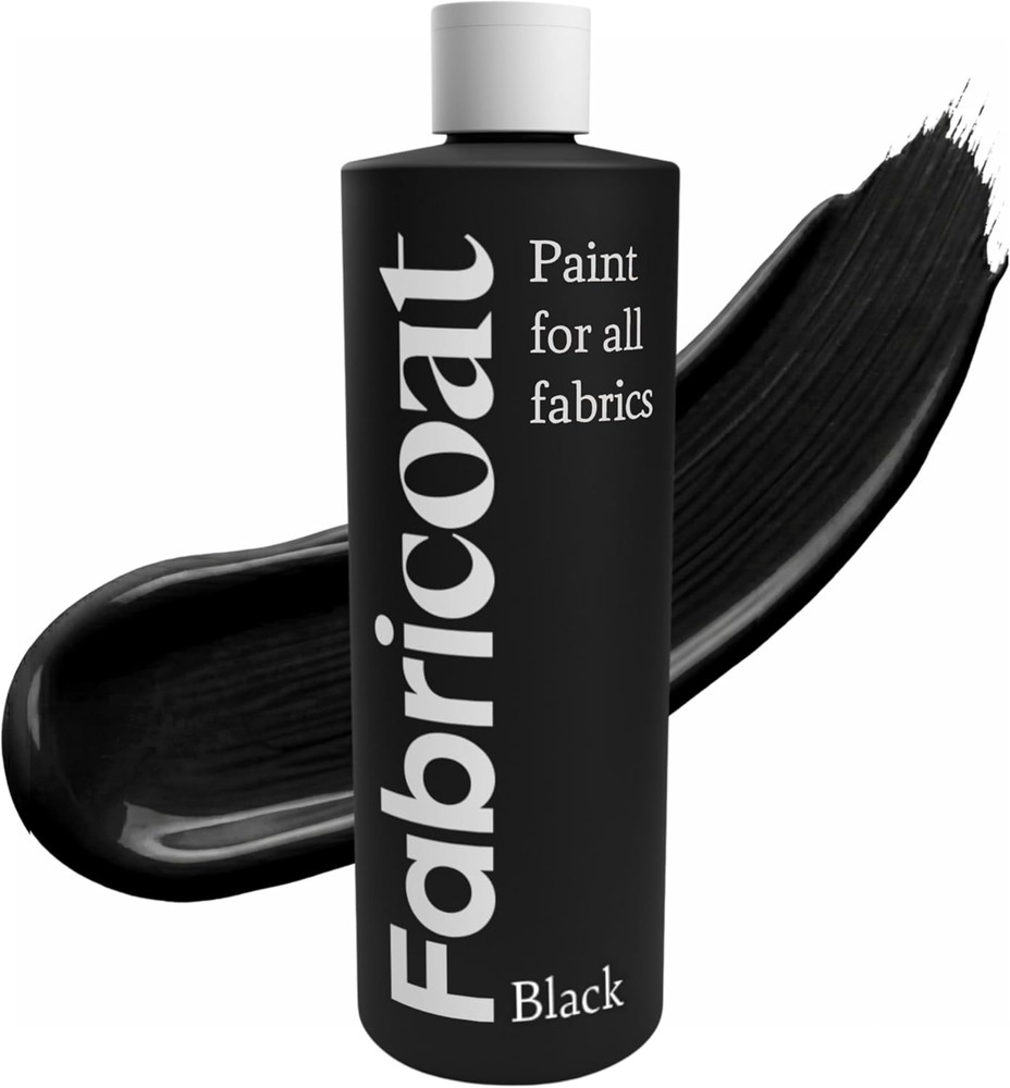 Black Fabric Paint Upholstery Dye Couch Chair Car Interior Restorer 250ml