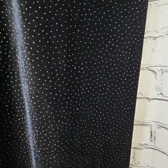 Unbranded 62 X 37 Inch Black Velvet Fabric Black Sparkle Piece Craft Sewing