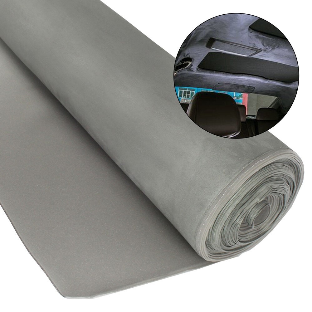 Suede Headliner Fabric Foam Backed Replace Saggy/Tore/Smell/Filthy Car Roof Dome