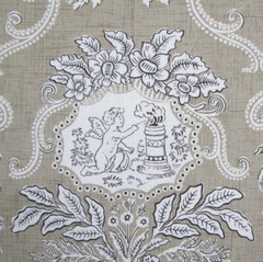 Decorators Walk 100% Cotton Fabric Cherubs Weymouth 3 Designer Samples NWT