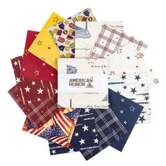 American Honor ~ 5″ x 5″ Squares, Riley Blake $3.99 Ships ANY Amount Of Fabric