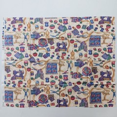Lot of 2 Sewing Basket by Hoffman International Fabrics Cotton Fat Quarters
