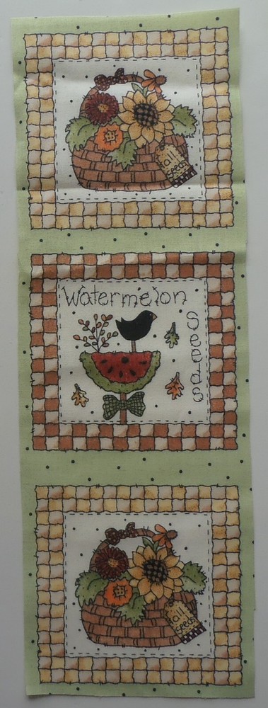 Cotton Fabric Group J – Top Square Fall Basket 1 Piece 12 1/4″ L x 4″ W