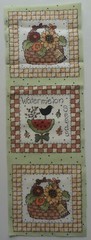 Cotton Fabric Group J – Top Square Fall Basket 1 Piece 12 1/4″ L x 4″ W