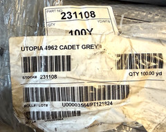 Spradling Utopia marine topping boat cover fabric Cadet Grey 60″ wide 1 yard