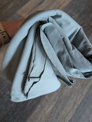 Double Brushed Jersey Fabric 72″ Long, Dusty Blue