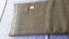 Mohair and Wool Scabal PoW blue windowpane 3-3/4 Yds 60″ W