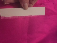 Thai Silk CO/ 100% SilkFabric 46″X40″wide Sewing/Craft/Hobby/Pink 1960’s Vintage