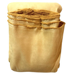 Microfiber Suede Upholstery Fabric 9 7/8 Yards X 55″ W Piece Light Golden Yellow
