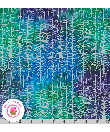 Kaufman TWILIGHT SNOWFALL Artisan Batiks 19647 78 Blue Silver LUNN Quilt Fabric