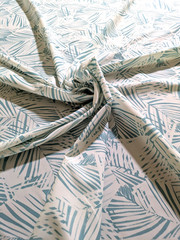 Patagonia Deadstock Fabric SP19 58″w Rain Fern/Dam Blue Polyester – By The Yard