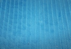 AZURE BLUE MINKY CUDDLE RIBBED PLUSH KNIT SEW QUILT CRAFT FABRIC BTY + PRECUTS