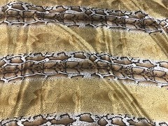 Snake Print Charmers Satin Fabric 60” Width Sold By The Yard