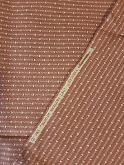1987 Fabric Pink Mauve Tiny Heart & Stripes Quilting Crafts Vintage 44″x54″
