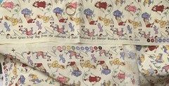 *OOP*Aunt Grace scrap bag/Judie Rothermel 2006 “children playing” FQ