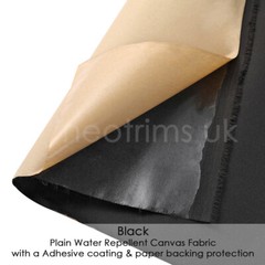 Waterproof Canvas Fabric Adhesive Back Coated Peel & Apply Crafts Decor Neotrims
