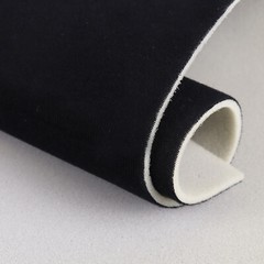 Black Headliner Fabrics 1/8″ Foam Backed 78″x60″ Car Roof Door Panel Upholstery