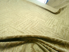 Zinc Textiles Sataria in Ochre Z620/07 Geometric Tone on Tone 3 Yds Luxurious