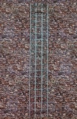 Elizabeth Studio Reddish Brown Tree Bark Cotton Quilt Fabric by the Yard