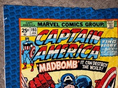 Camelot Fabrics Marvel Captain America Madbomb Fabric Panel 13020308P 35×43 in