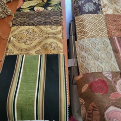 Heavy Duty Fabric Samples 100% woven Polyester Crafting Upcycling Bag Making etc