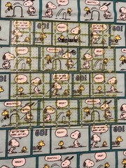 1 YARD + 26 INCHES Snoopy & Woodstock Peanuts FLANNEL Sewing Fabric