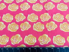Tina Scrap Westminster Fibers Roses Flower Floral FABRIC 9″x21″ 100% COTTON