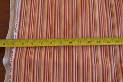 By 1/2 Yd, Yellow Orange Gold Red Striped, Benartex/Halvorsen/Bittersweet, M8761