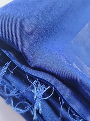 Royal Blue Rayon Gabardine Twill Sewing Fabric 56″w X 3yds Clothing Drapery