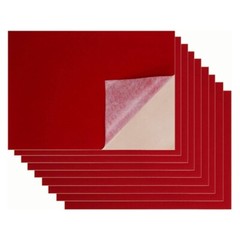 10 Pcs Peels & Felt Sheets Felt Adhesive Sheet Self-Adhesive Fabric Liner