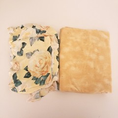 Fabric Scraps For Craft Varies of Sizes n Fabric Types – Theme Yellow 13oz