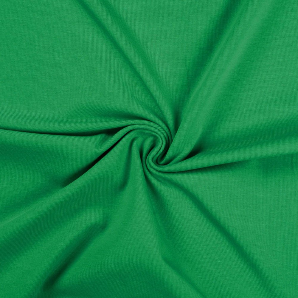 Cotton Jersey Spandex Stretch Dress Fabric Material – BRIGHT GREEN