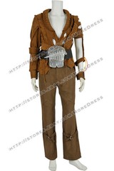 Costume Fits Star Trek The Wrath Of Khan Cosplay Khan Jacket Suit Suede Outfit
