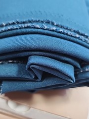 Heavy Polyester Blend Woven Plain Teal Green Fabric 60″w X 37″ Sewing Interior