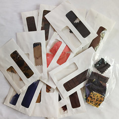 Various Fabric Samples 300+ Lot Crafts DIY Art Project 1.5 x 1.5 Inches Swatches