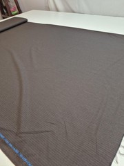 Kiton Super 180 Wool Suiting Fabric Brown Pinstripe 10 Yards England Tailoring