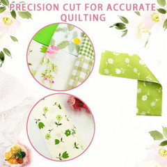 80 Pcs Jelly Roll Fabric Strips for Quilting Sewing,2.6 Inch Precut Cotton Flora